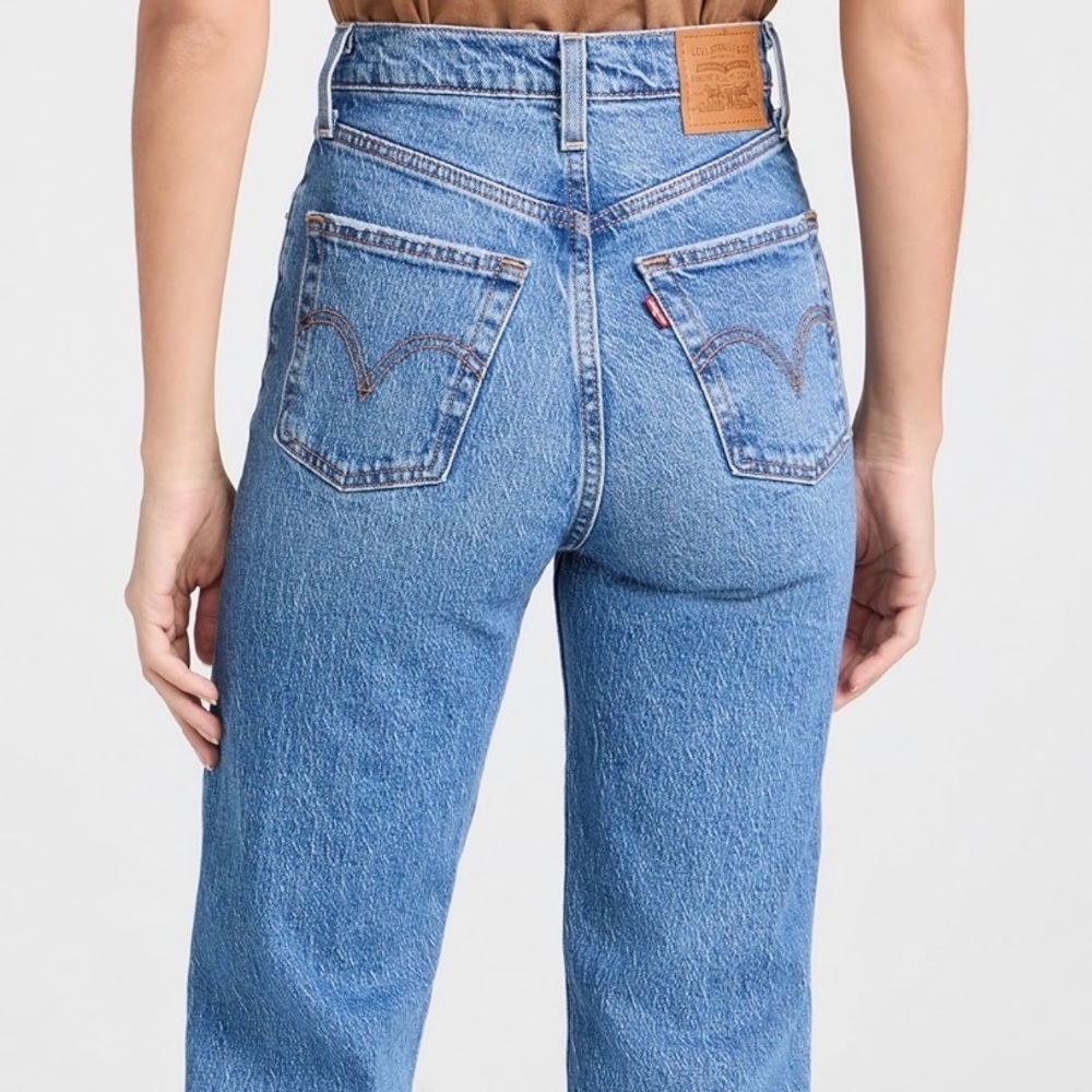 Levi’s High-Rise Straight Leg Ankle Women's Jeans Blue - Picture 2 of 8